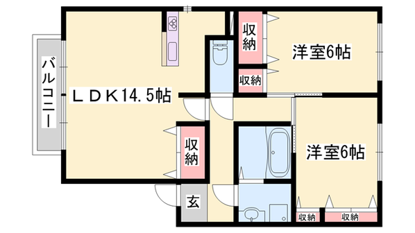 ラティルスの物件間取画像